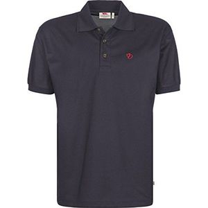 FJÄLLRÄVEN Mannen Crowley Pique Shirt Polo, Blueblack, X-Small