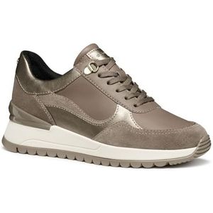 GEOX - Desya - Sneakers - Kastanje - Ademende Sleehak
