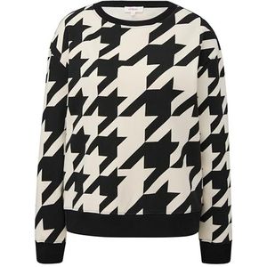 s.Oliver Dames sweatshirt met allover print, 99R6, 42