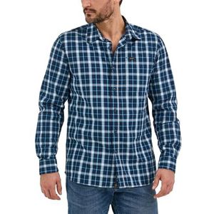 Lee Men's All Purpose Classic Fit Long Sleeve Shirt, Rivet Navy Plaid
