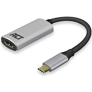 ACT AC7010 USB-C naar HDMI female adapter, 4K,0,15M
