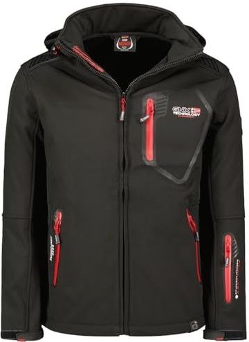 Geographical Norway - Tanada - Softshelljas - Zwart - Waterdicht - Winddicht