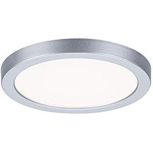 Paulmann 93037 LED-paneel inbouwlamp Areo VariFit IP44 neutraal wit 118 mm rond incl. 1x6,5 watt chroom mat plafondlamp kunststof 4000 K