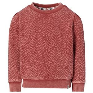 Noppies Meisjessweater, lange mouwen, Kewanee Allover Print Pullover, Henna - P635, 128 cm