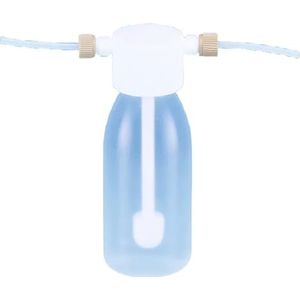 Vitlab Perfluoralkoxyalkaan gaswasfles, transparant, 250 ml capaciteit, 61 mm diameter, 160 mm hoogte