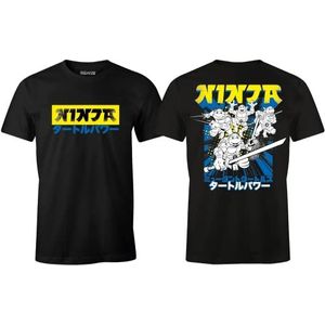 Tortues Ninja METMNTDTS013 T-shirt, zwart, XXL heren, zwart, XXL