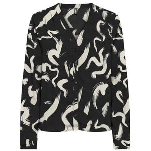 Onlnova Life VIS L/S Malou TOP AOP, Evergreen/Aop: 594 Chic Paisley, L