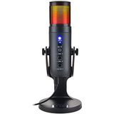 THE G-LAB K-Mic Natrium Gaming-microfoon RGB – hoge kwaliteit, anti-trillingsondersteuning – desktopmicrofoon USB ideaal gaming, streaming, podcast, twitch, YouTube voor PC/PS4/PS5 – nieuw 2022