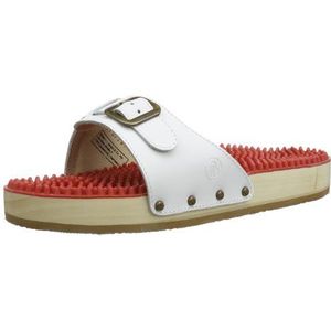 Berkemann Sandalen met noppen voor volwassenen, uniseks, wit wit wit 100, 38 2/3 EU