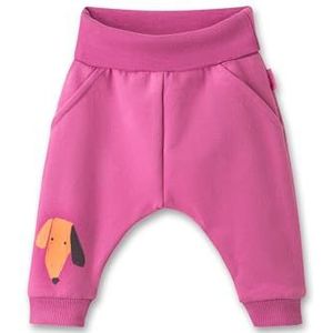 Sanetta Baby Unisex broek sweatbroek biologisch katoen, berry, 62 cm