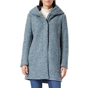 ONLY OnlSEDONA Boucle Wool Coat OTW NOOS Jacket, Light Grey Melange/Detail:Melange, XXXL