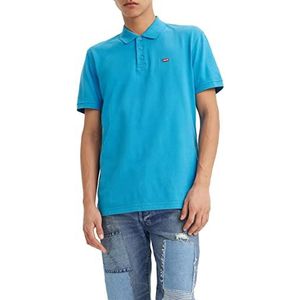 Levi's heren T-Shirt Housemark Polo, Swedish Blue, S