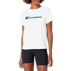 Champion Klassiek T-shirt voor dames, Wit, S