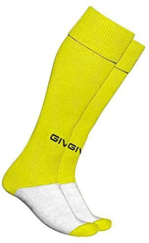 Givova voetbalsokken, unisex, volwassenen, neongeel, eenheidsmaat
