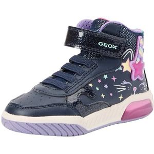 Geox - Turnschoenen - Zwart - Kunstleer - Ritssluiting