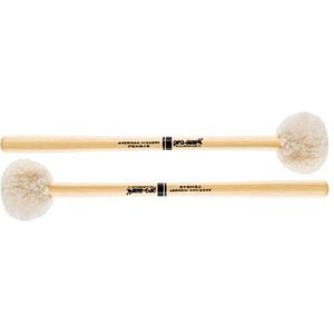 Promark PSMB4S Performer Series Bassdrum Mallets voor 61 cm-71 cm (24 inch 28 inch) trommels, zacht