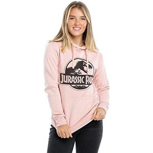 Jurassic Park Dames Logo Hoodie Hooded Sweatshirt