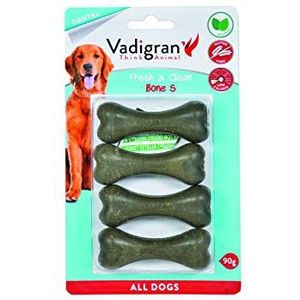 Vadigran geperste kauwbot Fresh & Clean S, verpakking van 6 stuks (6 x 140 g)