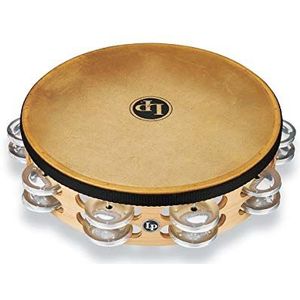 Latin Percussion Pro 10 tamboerijnen, aluminium, dubbele rij (LP384-AL)