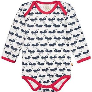 loud + proud Uniseks babybody met lange mouwen van biologisch katoen, GOTS-gecertificeerd, blauw (Navy Ny), 86/92 cm