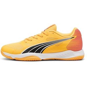 PUMA Unisex Eliminate Turbo Indoor Court Schoen, Sun Stream Sunset Glow PUMA Zwart, 46.5 EU