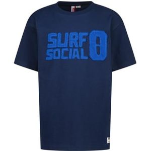 Vingino Boys Hocial T-shirt Maat 4 van The SO25 Collection, blauw, 4 Jaar