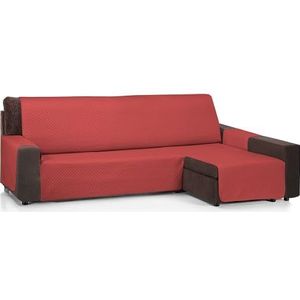 Martina Home Diamond chaise longue-sprei, gevoerd, 240 cm, rood, universeel