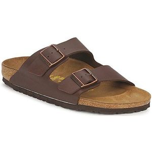 BIRKENSTOCK Arizona Birko-Flor smal (donkerbruin), maat 41 EU, bruin, 41 EU