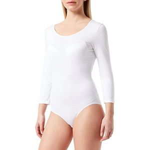 Calida Bodysuit voor dames met natuurlijk comfort, Weiss, 66