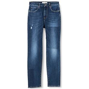 Pinko Sissy Slim Denim Stretch Patch Jeans Dames, Pjd_Wassen Medium, 25