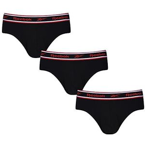 Reebok - Klassieke Slips - Zwart - Katoen/Elastaan - 3 Stuks