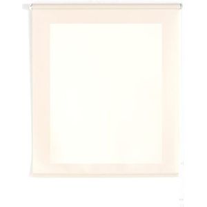 Uniestor Basic - vouwgordijn, lichtdoorlatend, beige, 160 x 175 cm