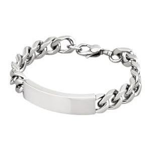 Lotus - Herenarmband - Roestvrij Staal - Karabijnsluiting - 21 cm