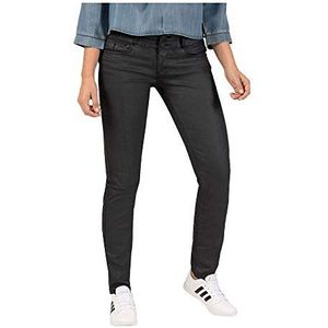 Timezone Slim Jeans voor dames, zwart (Black Shiny Wash 9846), 27W x 34L