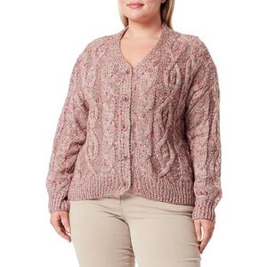 SIDONA Gebreid damesvest 19019558-SI01, mauve pink, XL/XXL, Mauve pink., XL/XXL