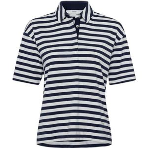 Style Clea Cotton Modal Single Jersey Striped, blauw, 38