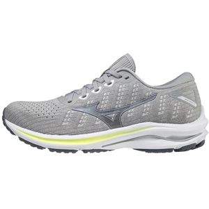 Mizuno Wave Rider 25 hardloopschoen voor dames, Harbor Mist Zilver, 38.5 EU