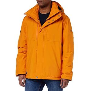 camel active TeXXXactive® Functionele jas voor heren, van gerecycled polyester, oranje, 102