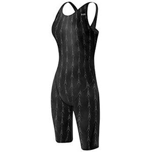 TYR Solid Fusion 2 Badpak met open rug voor dames, conform U12