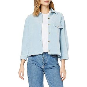 SPARKZ COPENHAGEN Lourdes Corduroy shirt voor dames - blauw - XL