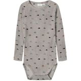 Merino Wol - Romper - Lange Mouwen - Drukknoopsluiting