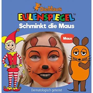 Eulenspiegel 203118 - Motief set schmink de muis, schmink voor kinderen, penselen, instructies, carnaval, verkleedkleding