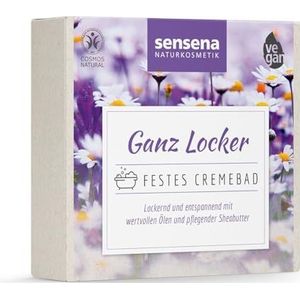 Sensena Stevig crèmebad ""heel los"", badadditief met sheaboter en waardevolle oliën, ontspannend bad, zero waste, veganistische en Cosmos gecertificeerd, natuurlijke cosmetica voor een verzorgde huid