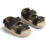 WHEAT Sandalen  olijfgroen / zwart
