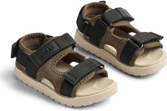 WHEAT Sandalen  olijfgroen / zwart