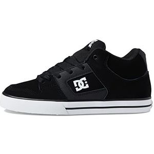 DC Shoes Dc Pure Mid Skateschoen voor heren, zwart, wit, 41 EU