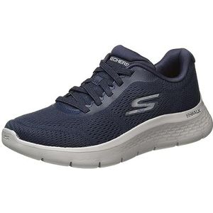 Skechers Heren Go Walk Flex Remark Trainers, 42 EU, marineblauw, 43 EU