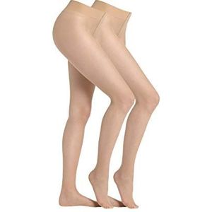 Camano Dames Online Women 3D Premium Natural Tights 20 DEN 2p, albaster, 40-42
