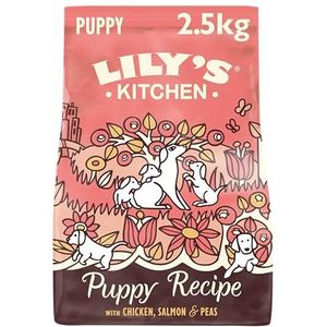 Lily's Kitchen Natuurlijk Volledig Graanvrij Droog Jonge Hondenvoer Kip en Zalm 2.5kg