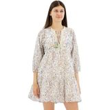 Pepe Jeans - PL953563 - Jurk - Wit - Casual - Katoen